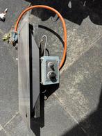 RVS inbouw gasbrander met lavastenen, voor vuurtafel, Ophalen, Zo goed als nieuw