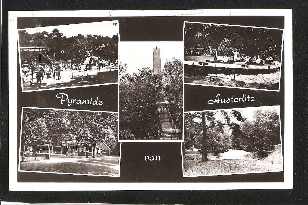 Woudenberg, Pyramide van Austerlitz, Verzamelen, Ansichtkaarten | Nederland, Ophalen of Verzenden, 1960 tot 1980, Gelopen, Utrecht