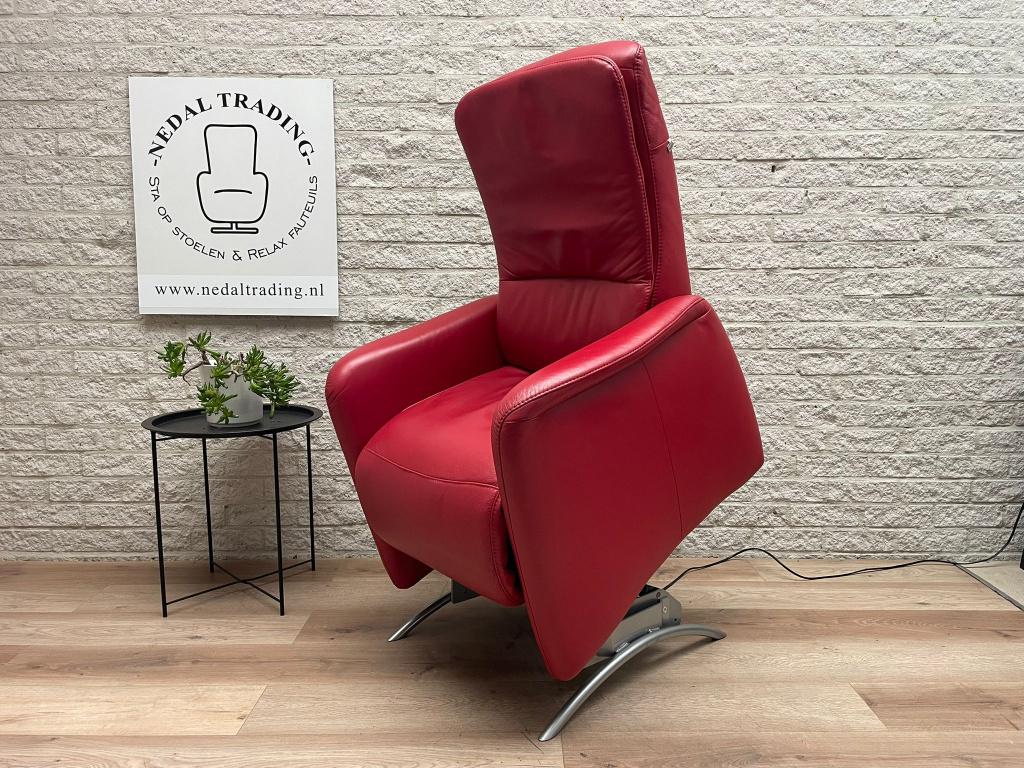 Hukla leren sta op stoel relax fauteuil staopstoel, Ophalen, N, N, 75 tot 100 cm