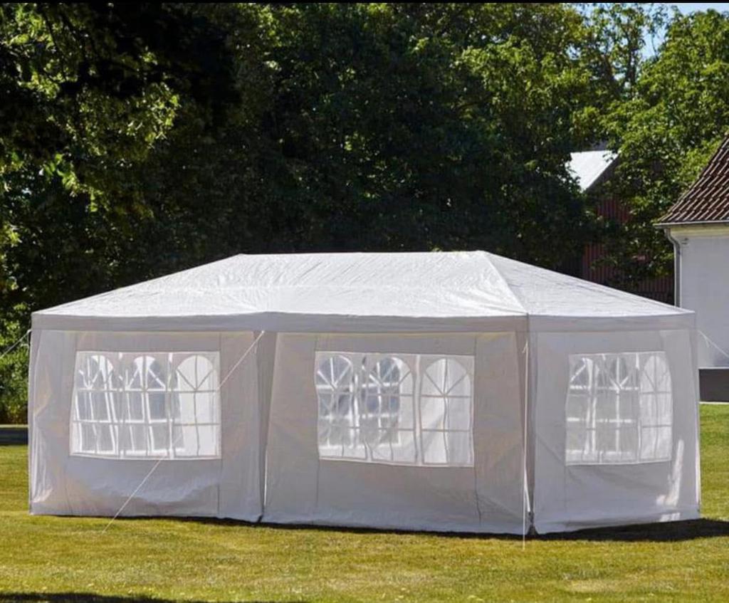 Partytent 6x3m - Ideaal voor elk feest!, Gebruikt, Partytent, Minder dan 4 meter, 5 tot 8 meter
