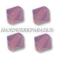 Swarovski 5328 Cyclamen Opal 6mm 145 Stuk of Per Stuk, Ophalen of Verzenden, Nieuw, Kraal