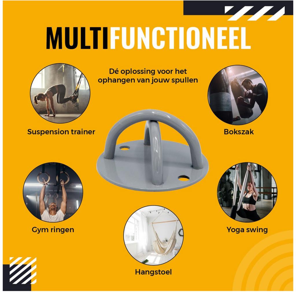 Itstrong plafondhaak voor trx suspension trainer - bokszak, Ophalen of Verzenden, Zo goed als nieuw, Bokszak