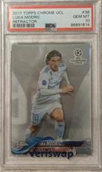 2017 Topps Chrome Luka Modric refractor PSA 10, Ophalen of Verzenden, Nieuw, Buitenlandse clubs, Spelerskaart