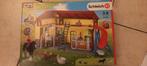 Schleich farm world en horse club in doos, Ophalen, Zo goed als nieuw