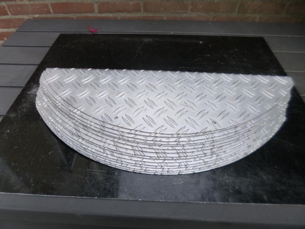 trapmat aluminium traanplaat, Huis en Inrichting, Ophalen of Verzenden, Gebruikt, Minder dan 10 m², Overige typen