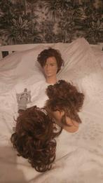 Kapperskop met pruiken, Sieraden, Tassen en Uiterlijk, Uiterlijk | Haarverzorging, Ophalen of Verzenden