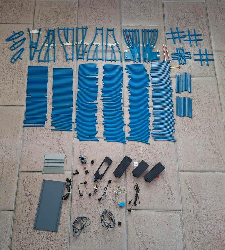 Vintage, oude, lego onderdelen Treinbaan. rails, Hobby en Vrije tijd, Elektronica-componenten, Gebruikt, Ophalen of Verzenden