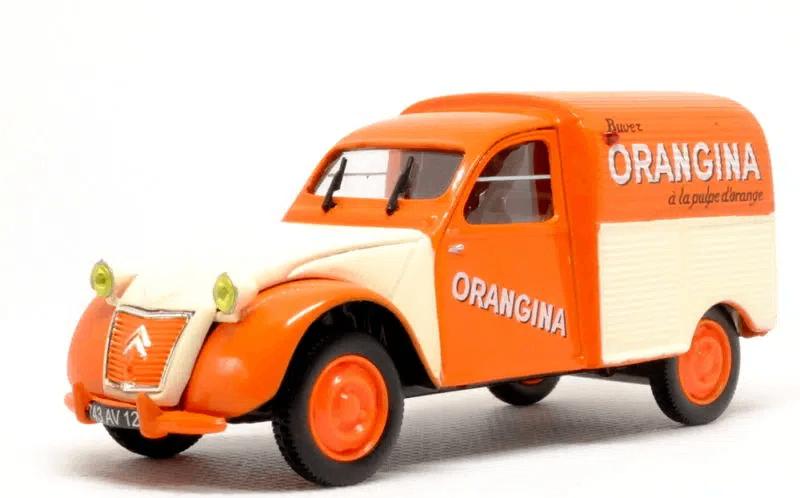 Citroën 2CV AZU Orangina, Hobby en Vrije tijd, Modelauto's | 1:43, Ophalen of Verzenden, Nieuw, Auto, Norev
