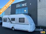 Knaus Sport 460 EU MOVER+AIRCO+VOORTENT, Caravans en Kamperen, Rondzit, Bedrijf, Schokbreker, 4 tot 5 meter