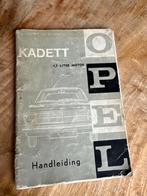 Handleiding Opel Kadett 1.1 Liter Motor - Februari 1966, Ophalen