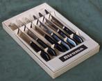 Nr I350: 6 Roestvrijstalen fruitmesjes, Nieuw, Ophalen of Verzenden, Rvs of Chroom, Tweedehands onbekend