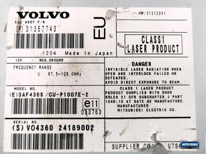 DVD Speler van een Volvo XC90, Gebruikt, -, -, Ophalen of Verzenden