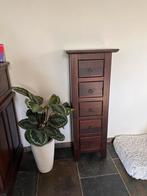 Houten ladekastje H120 B46 D32, Ophalen, Minder dan 50 cm, Gebruikt, Minder dan 100 cm