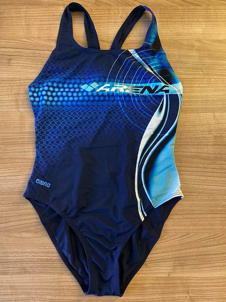 Arena Dames Badpak - Blauw met Patroon, Ophalen of Verzenden, Nieuw, Blauw, Badpak