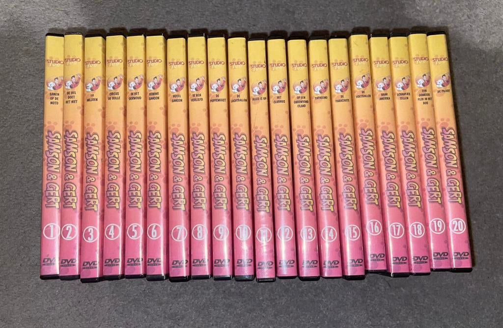 20x Samson en Gert dvds, Alle leeftijden, Verzenden, Zo goed als nieuw