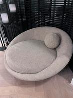 Eichholtz sofa duardo - loveseat - bank - rond - outlet, Ophalen, 125 tot 150 cm, Driepersoons, Stof