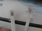Te koop 3 snoertjes aansluiting vaste telefoon plusminus 1M, Ophalen of Verzenden, Nieuw