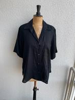 Mooie Zwarte Linnen Blouse van ARKET, maat M! NIEUW!, Kleding | Dames, Maat 38/40 (M), Zwart, Nieuw, Ophalen of Verzenden