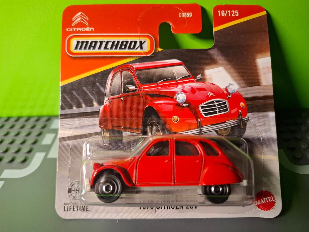 Matchbox 16 - 1970 Citroën 2CV Lelijke Eend [rood] 1/60 MIB, Ophalen of Verzenden, Nieuw, Auto