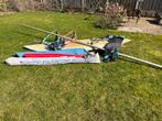 Vintage surfplank Wayler W233 compleet, Watersport en Boten, Windsurfen, Ophalen, 250 tot 300 cm, Met vin(nen), Complete set