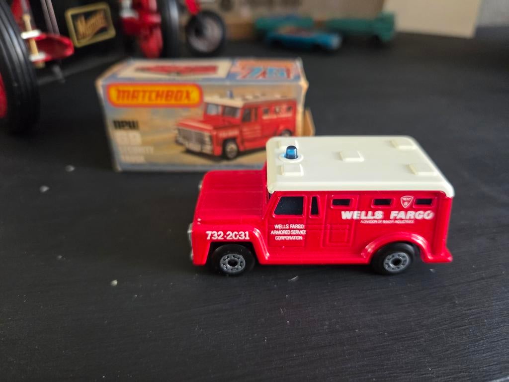 Matchbox Wells Fargo Armoured Truck - Vintage Speelgoed, Ophalen of Verzenden, Gebruikt, Bus of Vrachtwagen, Matchbox
