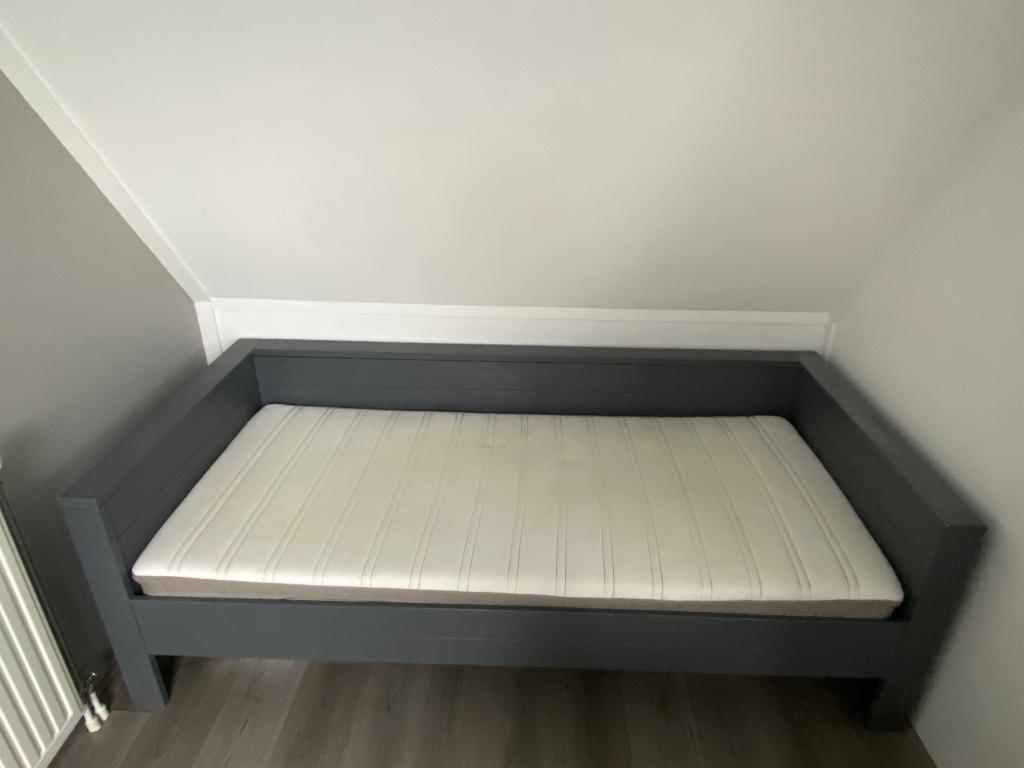 Eenpersoonsbed van WOOD inclusief matras!, Ophalen, 90 cm, Eenpersoons, Zo goed als nieuw