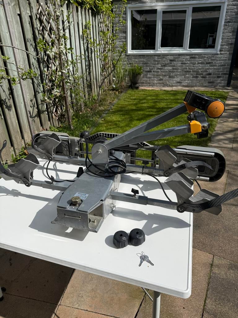 Spinder Elite fietsendrager voor 2 e-bikes, Ophalen, Zo goed als nieuw, 2 fietsen, Trekhaakdrager