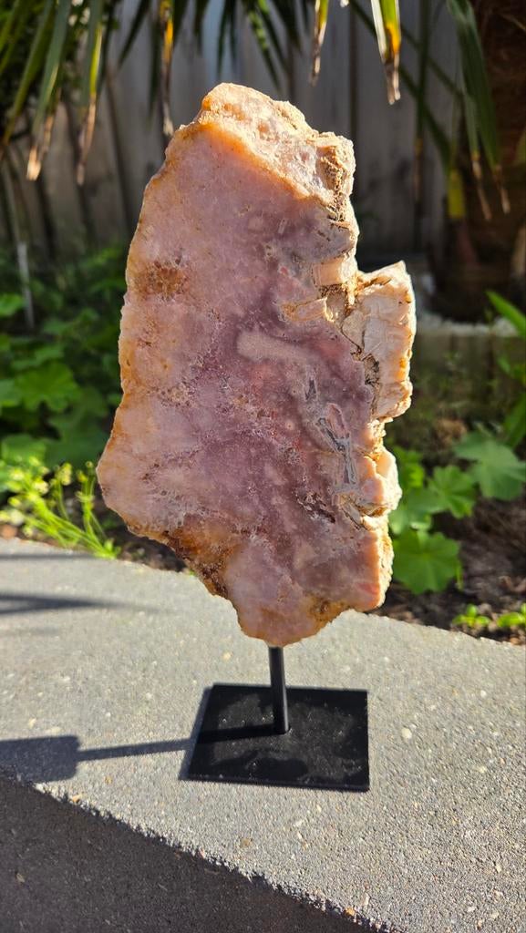 Prachtige roze amethist slab, Ophalen of Verzenden