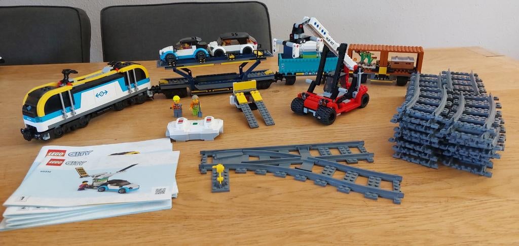 LEGO City, Goederentrein, set 60336, Ophalen, Compleet, City, Lego