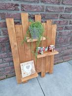 Wandplank, muurdecoatie, woondecoratie houtlook 73x47x11cm, Huis en Inrichting, Woonaccessoires | Wandplanken en Boekenplanken