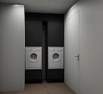 2x Handgemaakte Zwarte Bijkeukenkasten met Lades & Plateau, Huis en Inrichting, 100 tot 150 cm, 200 cm of meer, Nieuw, Info@mooierwonenweert.nl