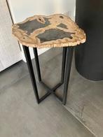 bijzet tafel versteend hout, Overige materialen, Minder dan 50 cm, 50 tot 75 cm, Minder dan 50 cm