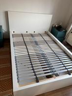 IKEA Malm bed 140x200 met 4 lades - wit, Huis en Inrichting, Slaapkamer | Bedden, Ophalen, Gebruikt, Wit, Tweepersoons
