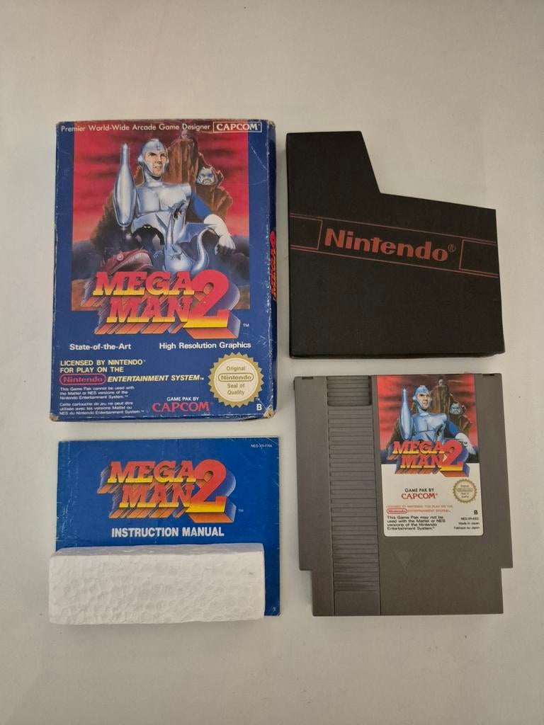Nintendo nes spel Megaman 2 CIB compleet, Spelcomputers en Games, Games | Nintendo NES, 1 speler, Ophalen of Verzenden, Gebruikt