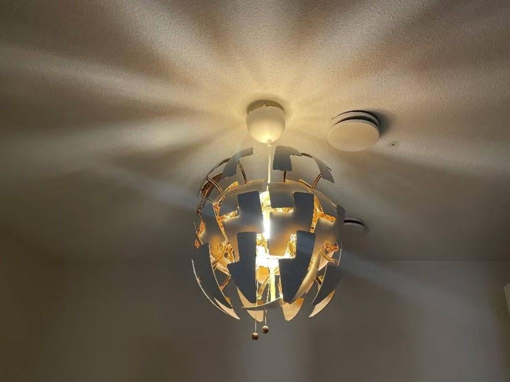 IKEA PS 2014 hanglamp wit moderne designlamp, Ophalen, Zo goed als nieuw, Minder dan 50 cm