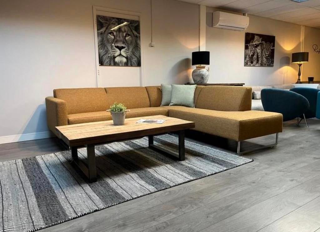 Artifort Mare gudbransdalens Amdal okergeel, Ophalen of Verzenden, Zo goed als nieuw, Vierpersoons of meer, Stof