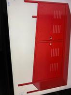 Ikea rood metalen kastje, Huis en Inrichting, Kasten | Lockerkasten, Ophalen, Zo goed als nieuw