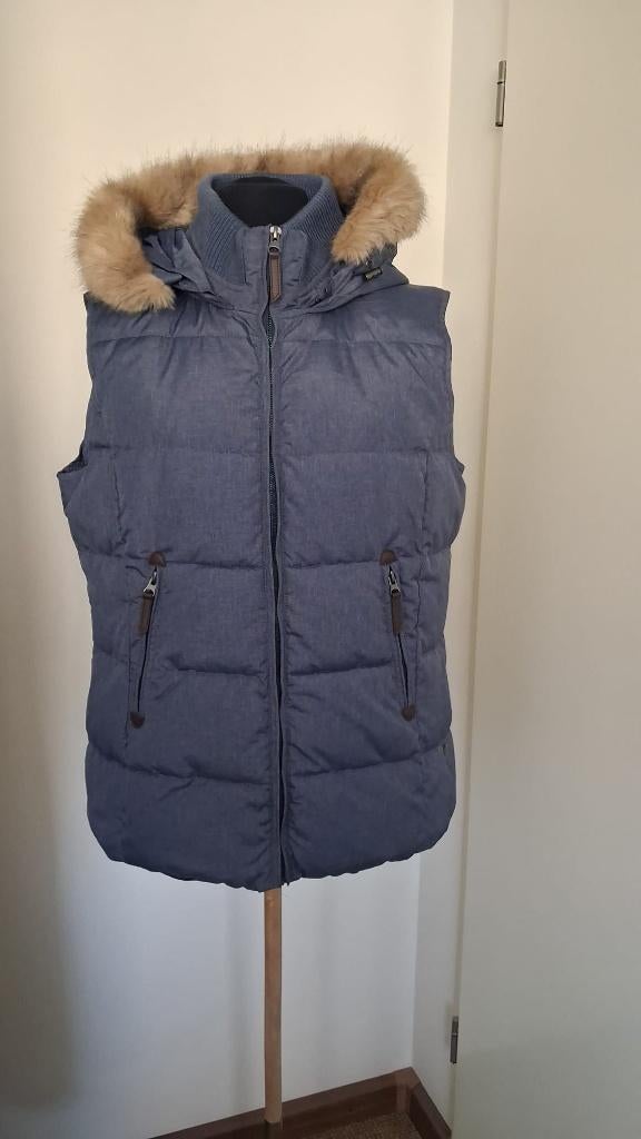 Opus bodywarmer maat 44 jeansblauw / staalblauw zgan, Kleding | Dames, Bodywarmers, Blauw, Maat 42/44 (L), Ophalen of Verzenden