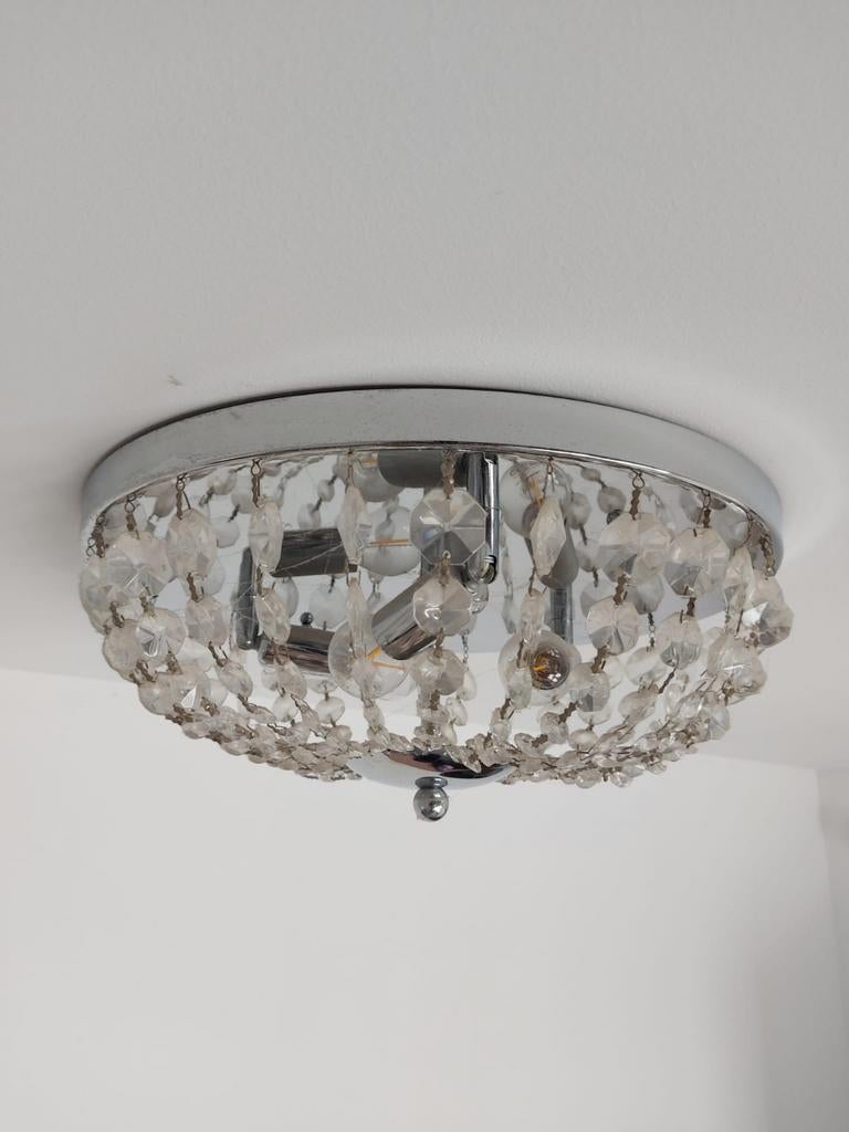 Plafondlamp, plafonnière 40cm, Ophalen of Verzenden, Zo goed als nieuw, Overige materialen, Kitsch / chique