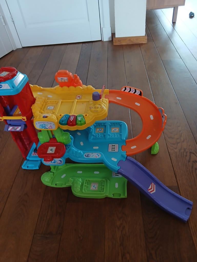 Vtech Toet toet autogarage, Ophalen of Verzenden, Gebruikt