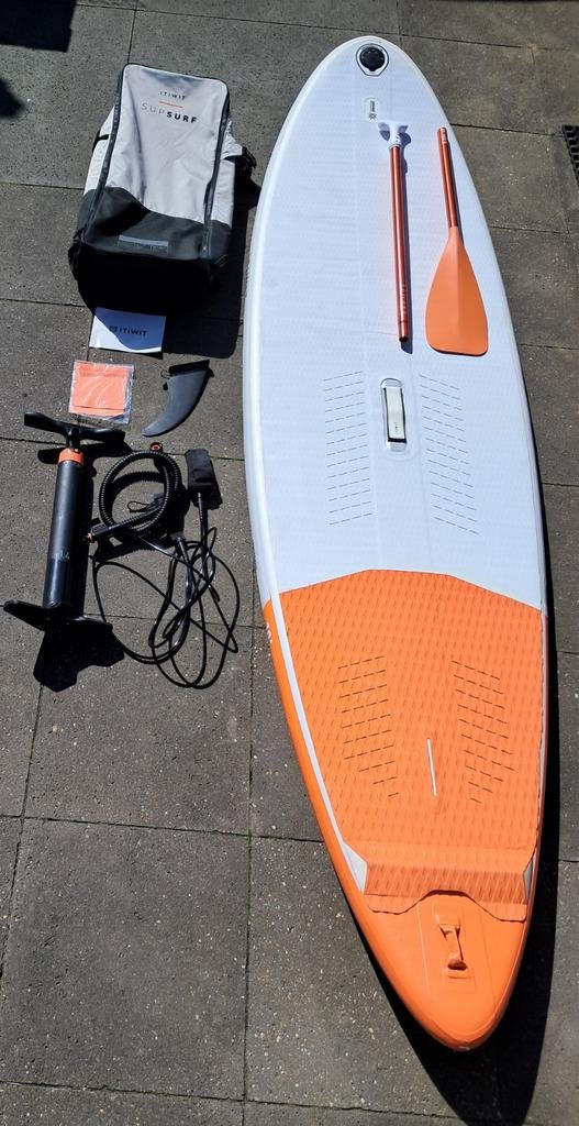 ITIWIT SUP Board met peddel, pomp en tas - Zo goed als nieuw, Watersport en Boten, Suppen, Ophalen, Zo goed als nieuw, SUP-boards