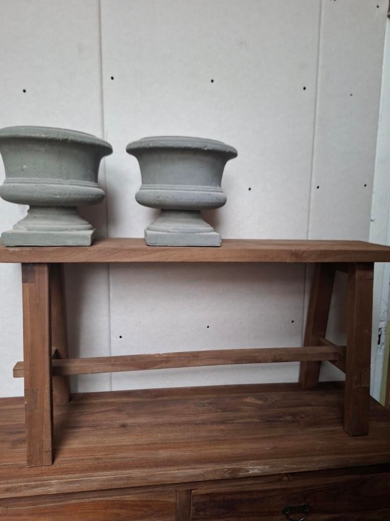 Sober Stoer Landelijk Halbankje - Decoratief Hout, Ophalen, Nieuw, Rechthoekig, Landelijk, Stoer, Sober