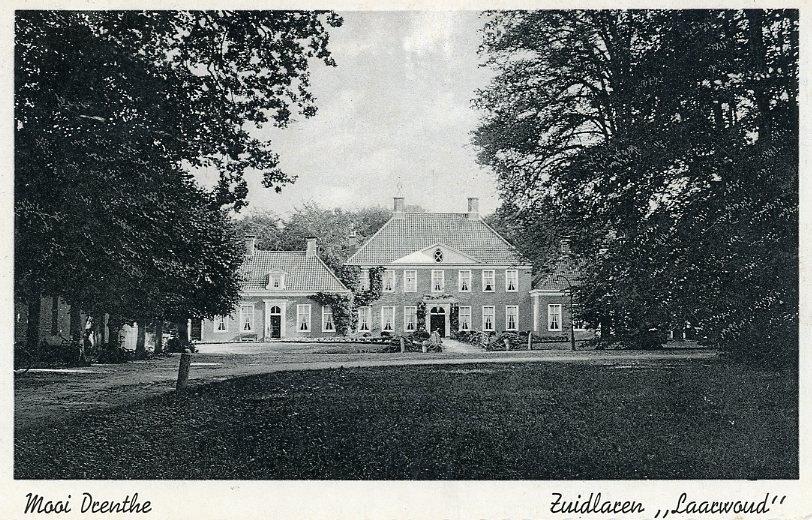 ZUIDLAREN – Laarwoud 1937 (VK416), Verzenden, 1920 tot 1940, Gelopen, Drenthe