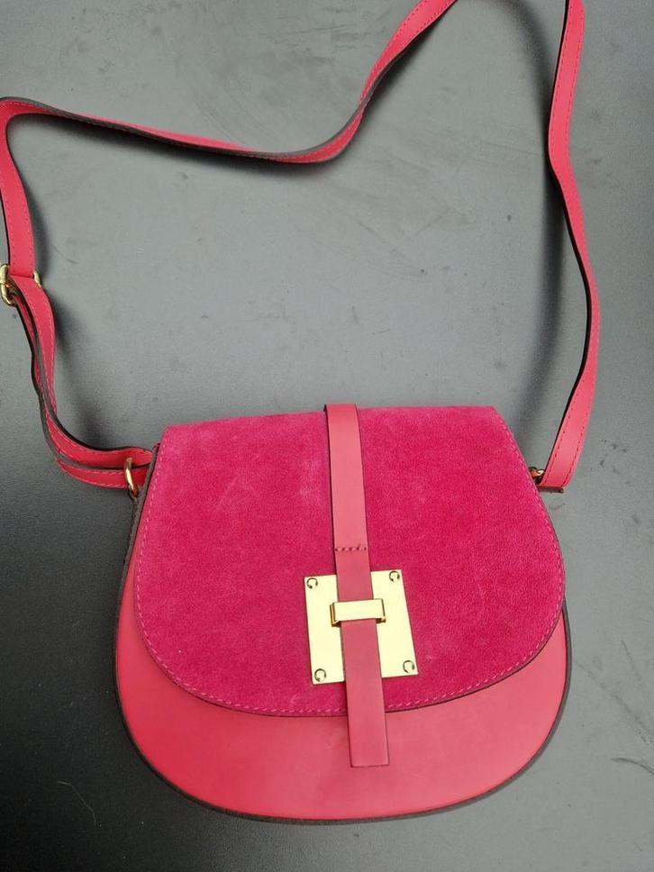 Drew mini marcie roze leer suede schoudertas nieuw, Sieraden, Tassen en Uiterlijk, Tassen | Rugtassen, Nieuw, Overige merken, Minder dan 25 cm