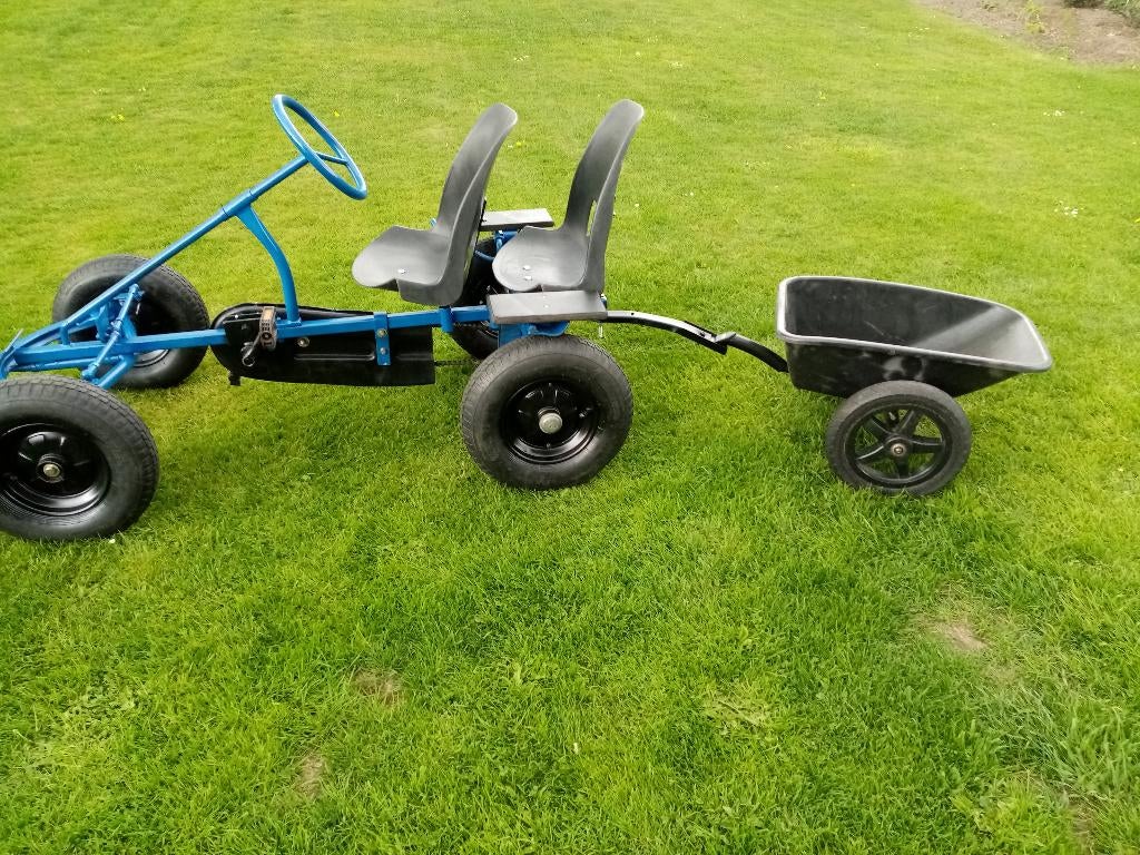 Skelter,duozit met Berg karretje., Kinderen en Baby's, Speelgoed | Buiten | Skelters, Ophalen, Gebruikt, Berg, Duozit