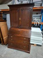 Engelse secretaire met opzet stuk, Huis en Inrichting, Ophalen, Gebruikt, Engelse