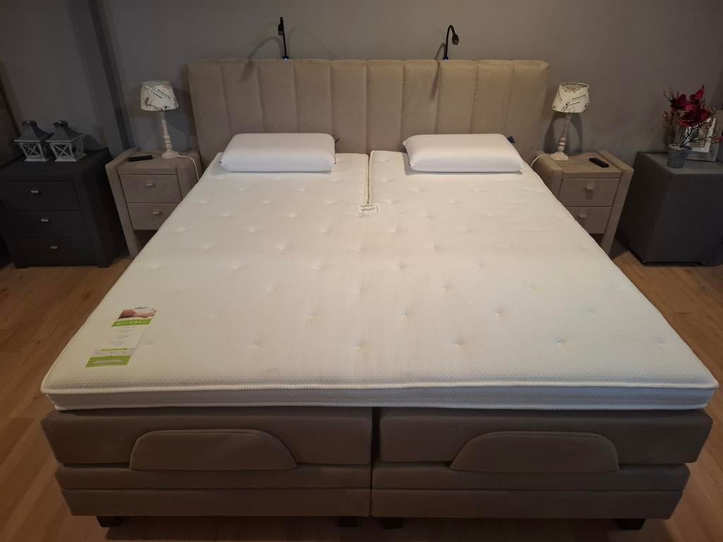 Luxe Boxspring, Ophalen, 210 cm, 180 cm, Nieuw