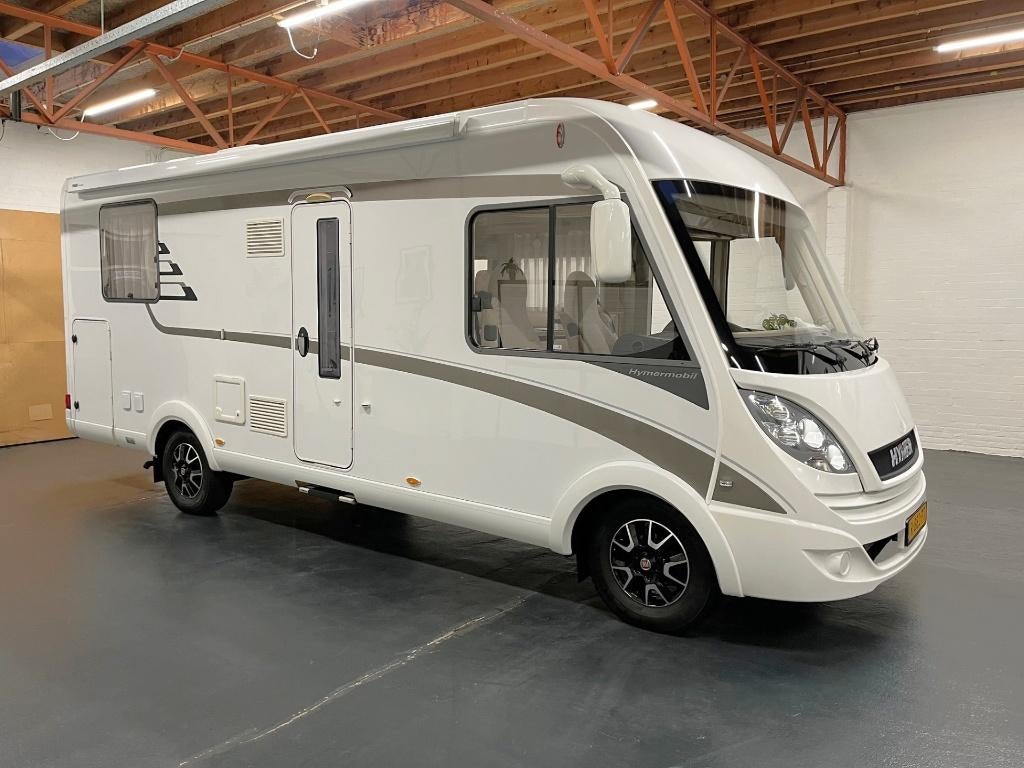 Fiat Ducato Hymer B598 CL / Queensbed / Euro 6 /, Caravans en Kamperen, Campers, Integraal, Buitenlamp, Ringverwarming, Fiat