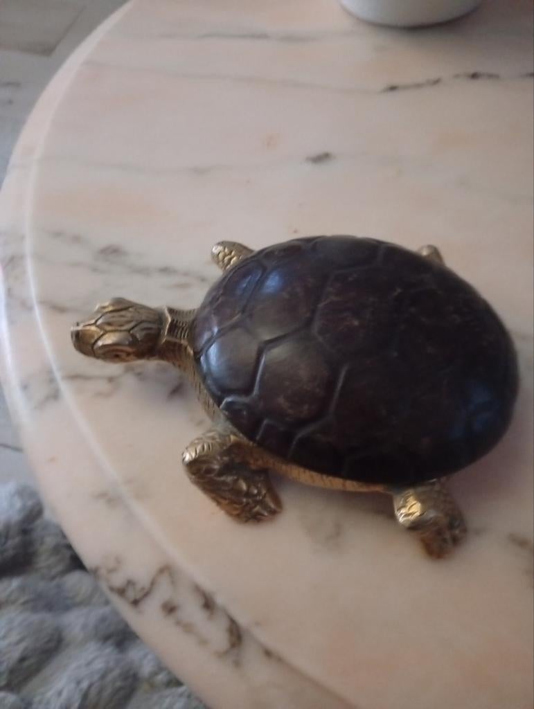 Tafelklok Schildpad, Antiek en Kunst, Antiek | Klokken, Verzenden