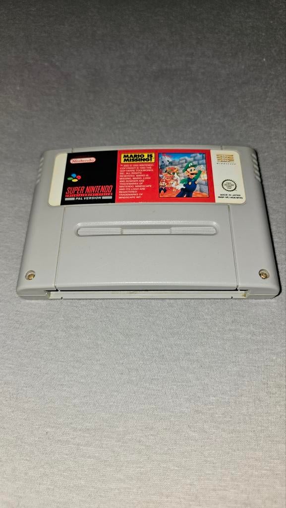 Mario is Missing! SNES - Klassiek Avontuur Spel, Spelcomputers en Games, Games | Nintendo Super NES, Gebruikt, 1 speler, Vanaf 3 jaar